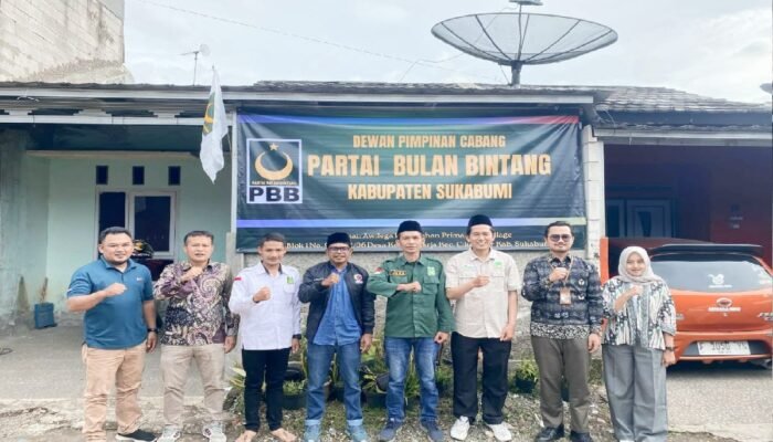 Kunjungi DPC PBB Sukabumi, Bawaslu Bahas Evaluasi Pengawasan Pemilu