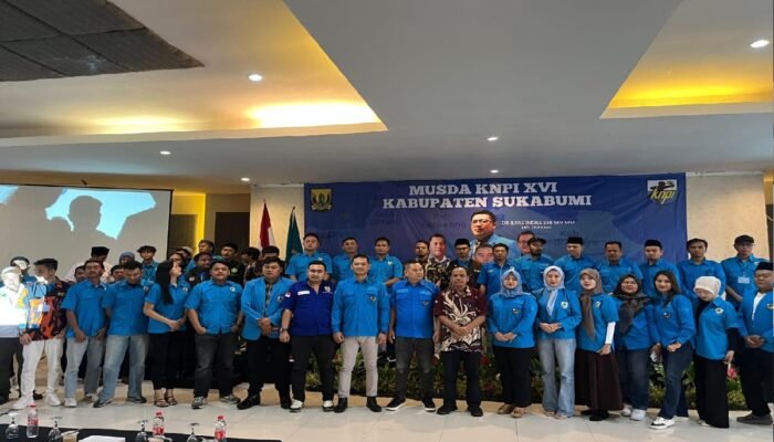 Gilang Gusmana Resmi Pimpin DPD KNPI Kabupaten Sukabumi