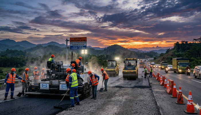 Pemprov Jabar Berpacu dengan Waktu: Tantangan di Balik Perbaikan Jalur Mudik