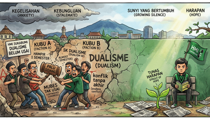 Sunyi yang Bertumbuh: Menangkap Harapan di Balik Kegelisahan tentang HMI Sukabumi