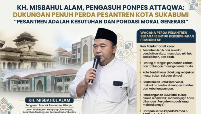 Pengasuh Ponpes Attaqwa Desak Realisasi Perda Pesantren di Kota Sukabumi: Jangan Hanya Jadi Simbol!