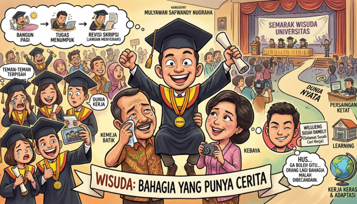 Wisuda: Bahagia yang punya Cerita