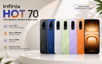Infinix Hot 70 Resmi Hadir! HP Rp2 Jutaan dengan Baterai 6000 mAh dan Desain yang Bisa Berubah Warna