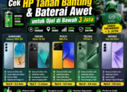 Cek HP Tahan Banting & Baterai Awet untuk Ojol di Bawah 3 Juta