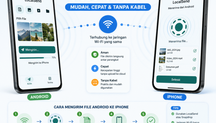 Transfer File Android ke iPhone: Alternatif Airdrop yang Wajib Coba