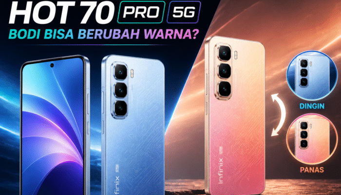 Infinix Hot 70 Pro 5G: Bodi Bisa Berubah Warna?