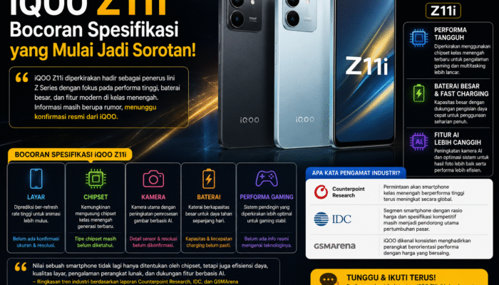 iQOO Z11i: Bocoran Spesifikasi yang Mulai Jadi Sorotan