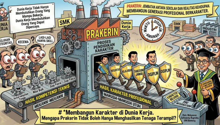 Membangun Karakter di Dunia Kerja. Mengapa Prakerin Tidak Boleh Hanya Menghasilkan Tenaga Terampil?