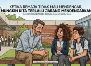 Ketika Remaja Tidak Mau Mendengar, Mungkin Kita Terlalu Jarang Mendengarkan