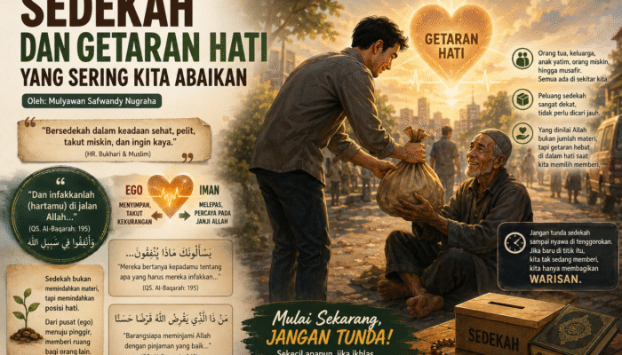 Sedekah dan Getaran Hati yang Sering Kita Abaikan