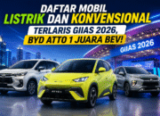 Daftar Mobil Listrik dan Konvensional Terlaris GIIAS 2026, BYD Atto 1 Juara BEV!