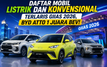 Daftar Mobil Listrik dan Konvensional Terlaris GIIAS 2026, BYD Atto 1 Juara BEV!