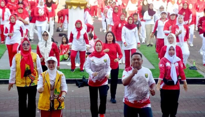 Ketua DPRD Sukabumi Apresiasi Antusiasme Warga Ikuti Senam Bersama KORMI