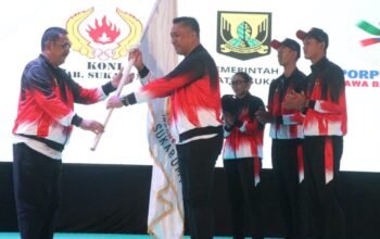 Bidik 10 Besar Porprov Jabar 2026, Bupati Sukabumi Lepas Atlet dari 46 Cabor